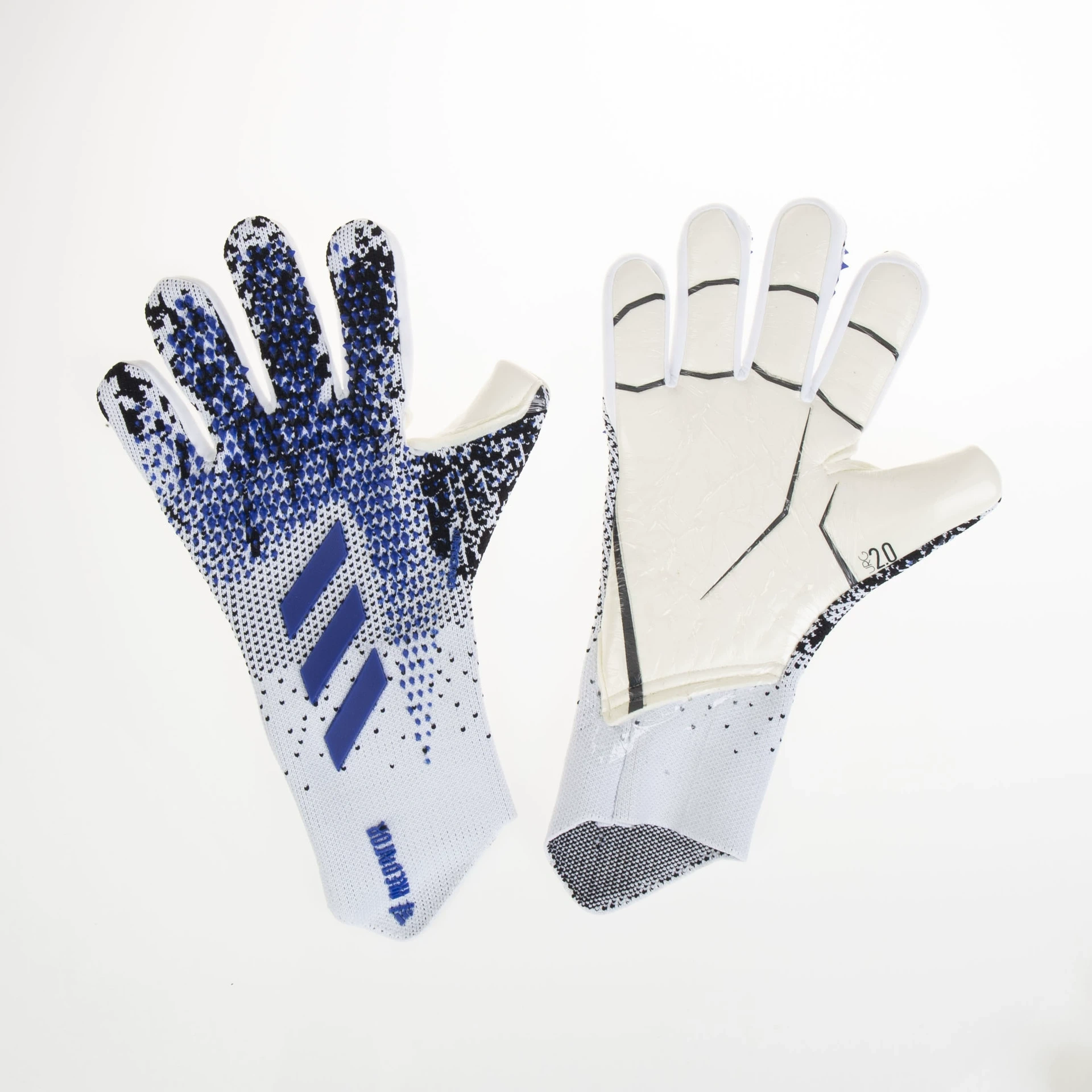 Football goalkeeper gloves, latex anti slip and wear-resistant training gloves, adult and child finger protection gloves, goalkeeper gloves