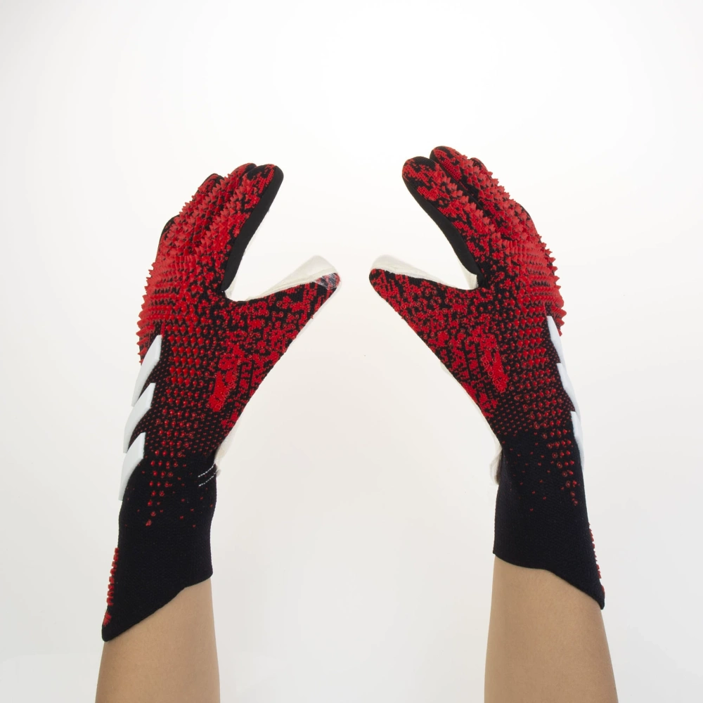 Football goalkeeper gloves, latex anti slip and wear-resistant training gloves, adult and child finger protection gloves, goalkeeper gloves
