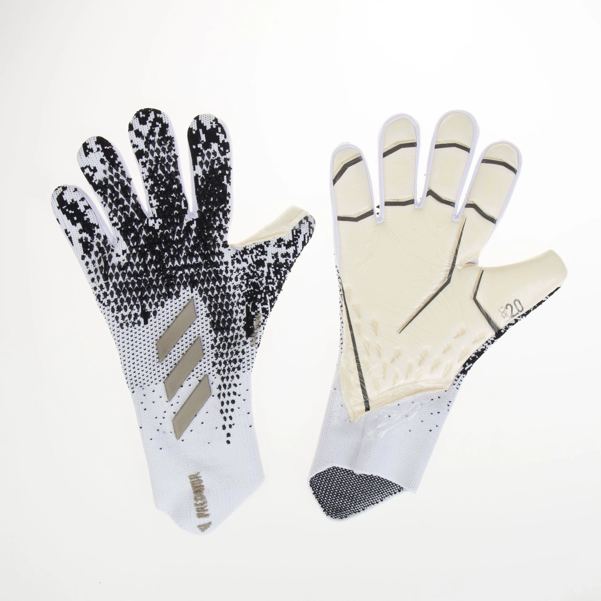 Football goalkeeper gloves, latex anti slip and wear-resistant training gloves, adult and child finger protection gloves, goalkeeper gloves