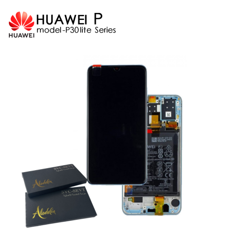 Huawei P30 Lite (MAR-LX1A MAR-L21A) Paquete de servicio original LCD