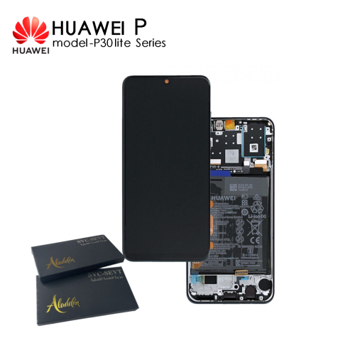 Huawei P30 Lite (MAR-LX1A MAR-L21A) Paquete de servicio original LCD