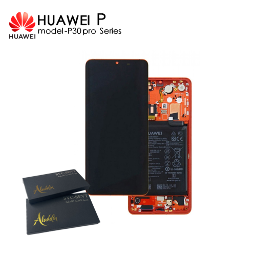Huawei P30 Pro (VOG-L09 VOG-L29) Paquete de servicio original LCD
