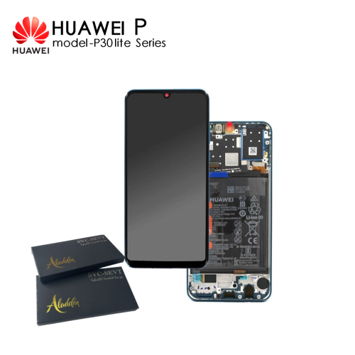 Huawei P30 Lite (MAR-LX1A MAR-L21A) Paquete de servicio original LCD