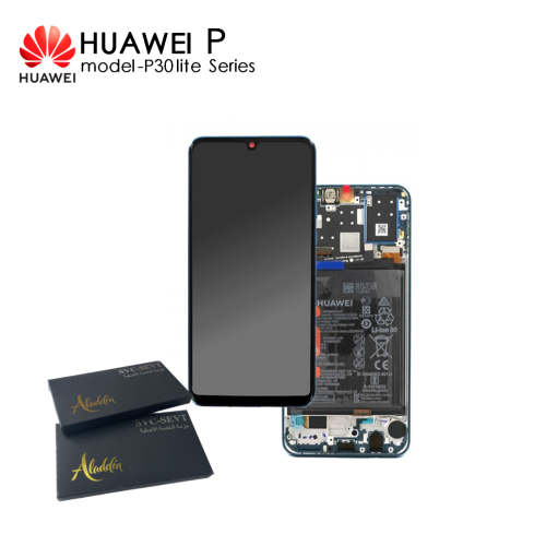 Huawei P30 Lite (MAR-LX1A MAR-L21A) Paquete de servicio original LCD
