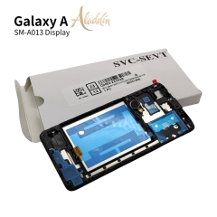 Samsung Galaxy A013 Original Service Pack ЖК-дисплей для Samsung Galaxy A01 Core Детали мобильного телефона в сборе с рамкой