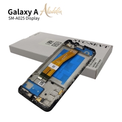 Samsung Galaxy A025 Original Service Pack ЖК-дисплей для Samsung Galaxy A02s Детали мобильного телефона в сборе с рамкой