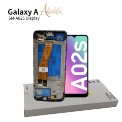 Samsung Galaxy A025 Original Service Pack ЖК-дисплей для Samsung Galaxy A02s Детали мобильного телефона в сборе с рамкой