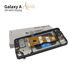 Samsung Galaxy A055 Original Service Pack ЖК-дисплей для Samsung Galaxy A05 Детали мобильного телефона в сборе с рамкой