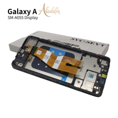 Samsung Galaxy A055 Original Service Pack ЖК-дисплей для Samsung Galaxy A05 Детали мобильного телефона в сборе с рамкой