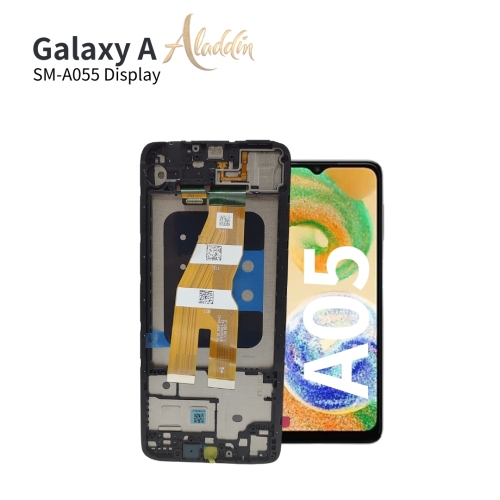 Samsung Galaxy A055 Original Service Pack ЖК-дисплей для Samsung Galaxy A05 Детали мобильного телефона в сборе с рамкой