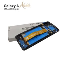 Samsung Galaxy A127 Original Service Pack LCD für Samsung Galaxy A12 Nacho Handy Teile Montage mit Rahmen