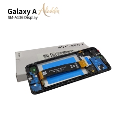 Samsung Galaxy A136 Original Service Pack LCD für Samsung Galaxy A13 5G Handy Teile Montage mit Rahmen