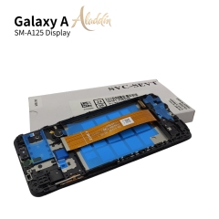 Samsung Galaxy A125 Original Service Pack ЖК-дисплей для Samsung Galaxy A12 Детали мобильного телефона в сборе с рамкой