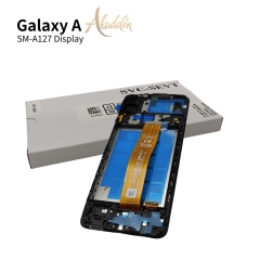 Samsung Galaxy A127 Original Service Pack LCD für Samsung Galaxy A12 Nacho Handy Teile Montage mit Rahmen