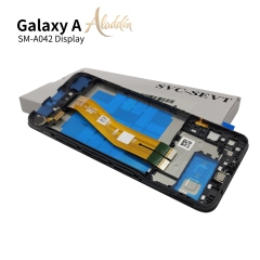 Samsung Galaxy A042 Original Service Pack ЖК-дисплей для Samsung Galaxy A04e Детали мобильного телефона в сборе с рамкой