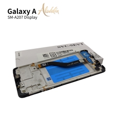 Samsung Galaxy A207 Original Service Pack ЖК-дисплей для Samsung Galaxy A20s Детали мобильного телефона в сборе с рамкой