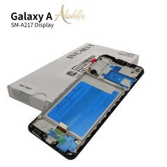 Samsung Galaxy A217 Original Service Pack ЖК-дисплей для Samsung Galaxy A21s Детали мобильного телефона в сборе с рамкой