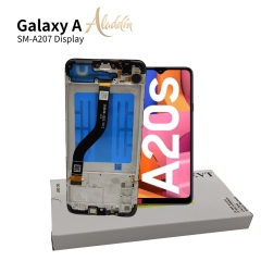 Samsung Galaxy A207 Original Service Pack ЖК-дисплей для Samsung Galaxy A20s Детали мобильного телефона в сборе с рамкой