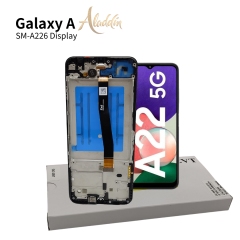 Samsung Galaxy A226 Original Service Pack ЖК-дисплей для Samsung Galaxy A22 5G Детали мобильного телефона в сборе с рамкой