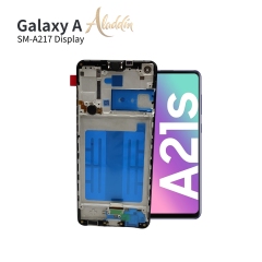 Samsung Galaxy A217 Original Service Pack ЖК-дисплей для Samsung Galaxy A21s Детали мобильного телефона в сборе с рамкой