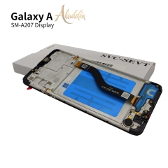Samsung Galaxy A207 Original Service Pack ЖК-дисплей для Samsung Galaxy A20s Детали мобильного телефона в сборе с рамкой