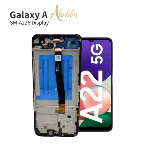 Samsung Galaxy A226 Original Service Pack LCD pour Samsung Galaxy A22 5G de téléphone portable assemblage avec cadre