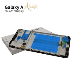 Samsung Galaxy A217 Original Service Pack ЖК-дисплей для Samsung Galaxy A21s Детали мобильного телефона в сборе с рамкой