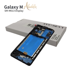 Samsung Galaxy M013 Original Service Pack ЖК-дисплей для Samsung Galaxy M01 Core Детали мобильного телефона в сборе с рамкой