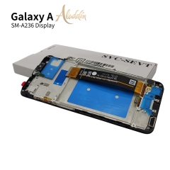 Samsung Galaxy A236 Original Service Pack ЖК-дисплей для Samsung Galaxy A23 5G Детали мобильного телефона в сборе с рамкой