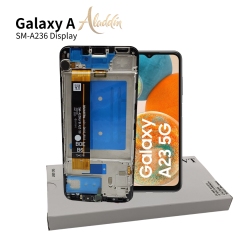 Samsung Galaxy A236 Original Service Pack ЖК-дисплей для Samsung Galaxy A23 5G Детали мобильного телефона в сборе с рамкой