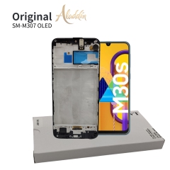 Samsung Galaxy M307 OLED Standard Service Pack LCD pour Samsung Galaxy M30s pièces de téléphone mobile LCD avec assemblage de cadre