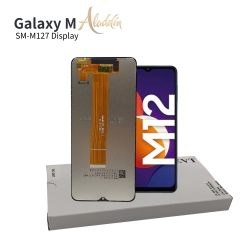 Оригинальный ЖК-дисплей Samsung Galaxy M127 Service Pack для основных частей мобильного телефона Samsung Galaxy M12
