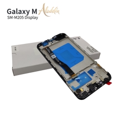 Samsung Galaxy M205 Original Service Pack ЖК-дисплей для Samsung Galaxy M20 Детали мобильного телефона в сборе с рамкой
