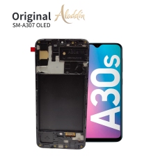 Samsung Galaxy A307 OLED Quality Standard Service Pack ЖК-дисплей для мобильных телефонов Samsung Galaxy A30s ЖК-дисплей с рамой в сборе