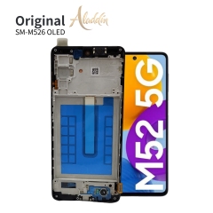 Samsung Galaxy M526 OLED Quality Standard Service Pack ЖК-дисплей для мобильных телефонов Samsung Galaxy M52 5G ЖК-дисплей с рамой в сборе
