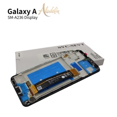 Samsung Galaxy A236 Original Service Pack ЖК-дисплей для Samsung Galaxy A23 5G Детали мобильного телефона в сборе с рамкой