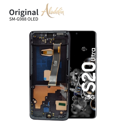 Samsung Galaxy G988 OLED Qualität Standard Service Pack LCD für Samsung Galaxy S20 Ultra Handyteile LCD mit Rahmenbaugruppe