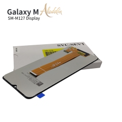 Оригинальный ЖК-дисплей Samsung Galaxy M127 Service Pack для основных частей мобильного телефона Samsung Galaxy M12