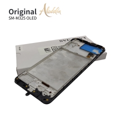 Samsung Galaxy M325 OLED Standard Service Pack LCD pour Samsung Galaxy M32 pièces de téléphone mobile LCD avec assemblage de cadre