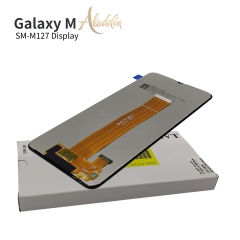 Оригинальный ЖК-дисплей Samsung Galaxy M127 Service Pack для основных частей мобильного телефона Samsung Galaxy M12