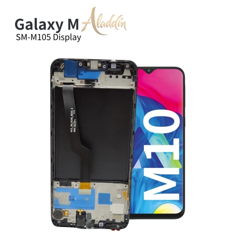 Samsung Galaxy M105 Original Service Pack ЖК-дисплей для Samsung Galaxy M10 Детали мобильного телефона в сборе с рамкой