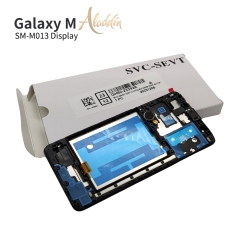 Samsung Galaxy M013 Original Service Pack ЖК-дисплей для Samsung Galaxy M01 Core Детали мобильного телефона в сборе с рамкой