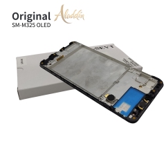 Samsung Galaxy M325 OLED Standard Service Pack LCD pour Samsung Galaxy M32 pièces de téléphone mobile LCD avec assemblage de cadre