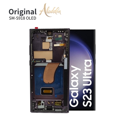 Samsung Galaxy S918 OLED Quality Standard Service Pack ЖК-дисплей для мобильных телефонов Samsung Galaxy S23 Ultra ЖК-дисплей с рамой в сборе