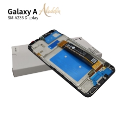 Samsung Galaxy A236 Original Service Pack ЖК-дисплей для Samsung Galaxy A23 5G Детали мобильного телефона в сборе с рамкой