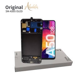 Samsung Galaxy A505 OLED Quality Standard Service Pack ЖК-дисплей для мобильных телефонов Samsung Galaxy A50 ЖК-дисплей с рамой в сборе