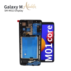 Samsung Galaxy M013 Original Service Pack ЖК-дисплей для Samsung Galaxy M01 Core Детали мобильного телефона в сборе с рамкой
