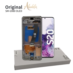 Samsung Galaxy G980 OLED Quality Standard Service Pack ЖК-дисплей для мобильных телефонов Samsung Galaxy S20 ЖК-дисплей с рамой в сборе