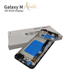 Samsung Galaxy M205 Original Service Pack ЖК-дисплей для Samsung Galaxy M20 Детали мобильного телефона в сборе с рамкой