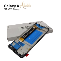 Samsung Galaxy A235 Original Service Pack ЖК-дисплей для Samsung Galaxy A23 4G Детали мобильного телефона в сборе с рамкой